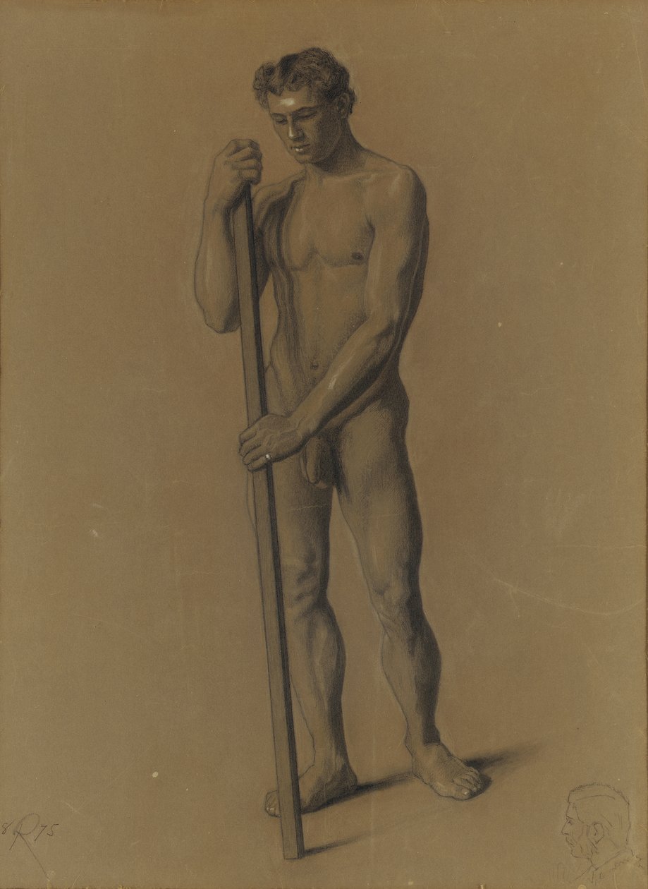 Study of the Male Figure, 1875 by Theodore Robinson