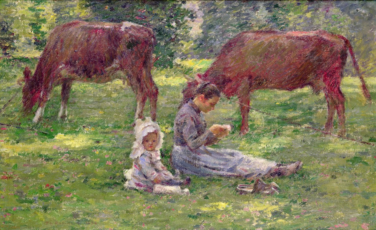 Watching the Cows by Theodore Robinson