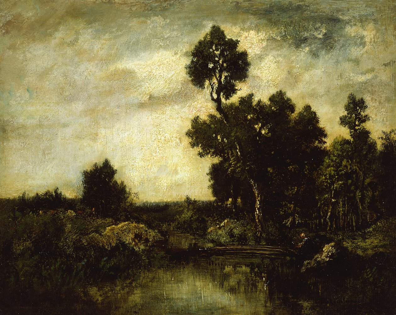 Landscape by Theodore Rousseau