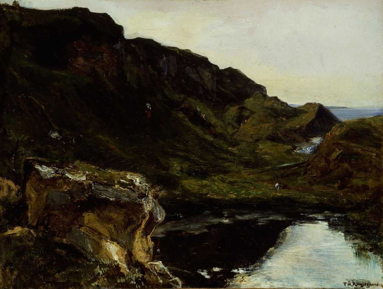 Landscape by Theodore Rousseau