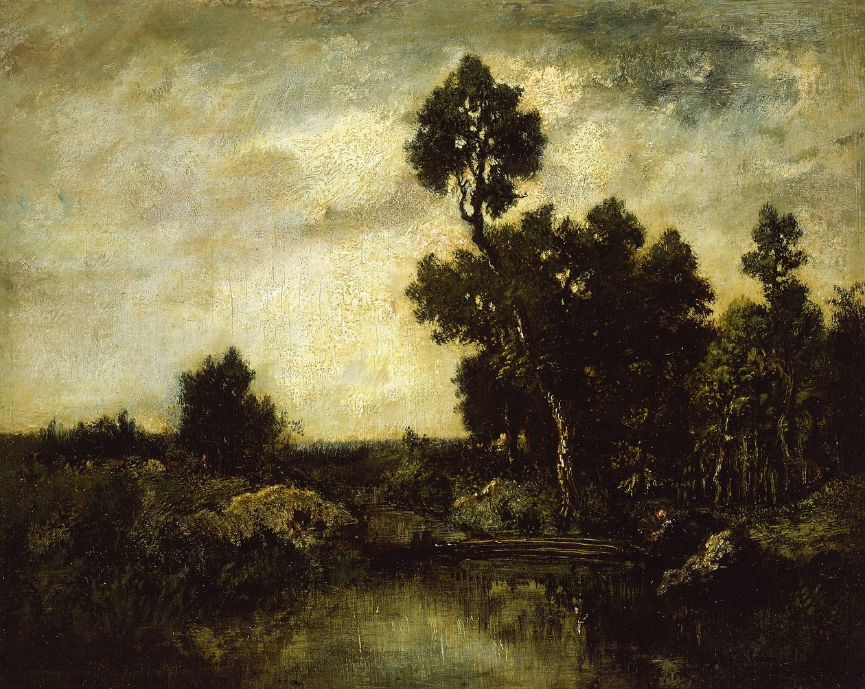 Landscape by Pierre Etienne Theodore Rousseau