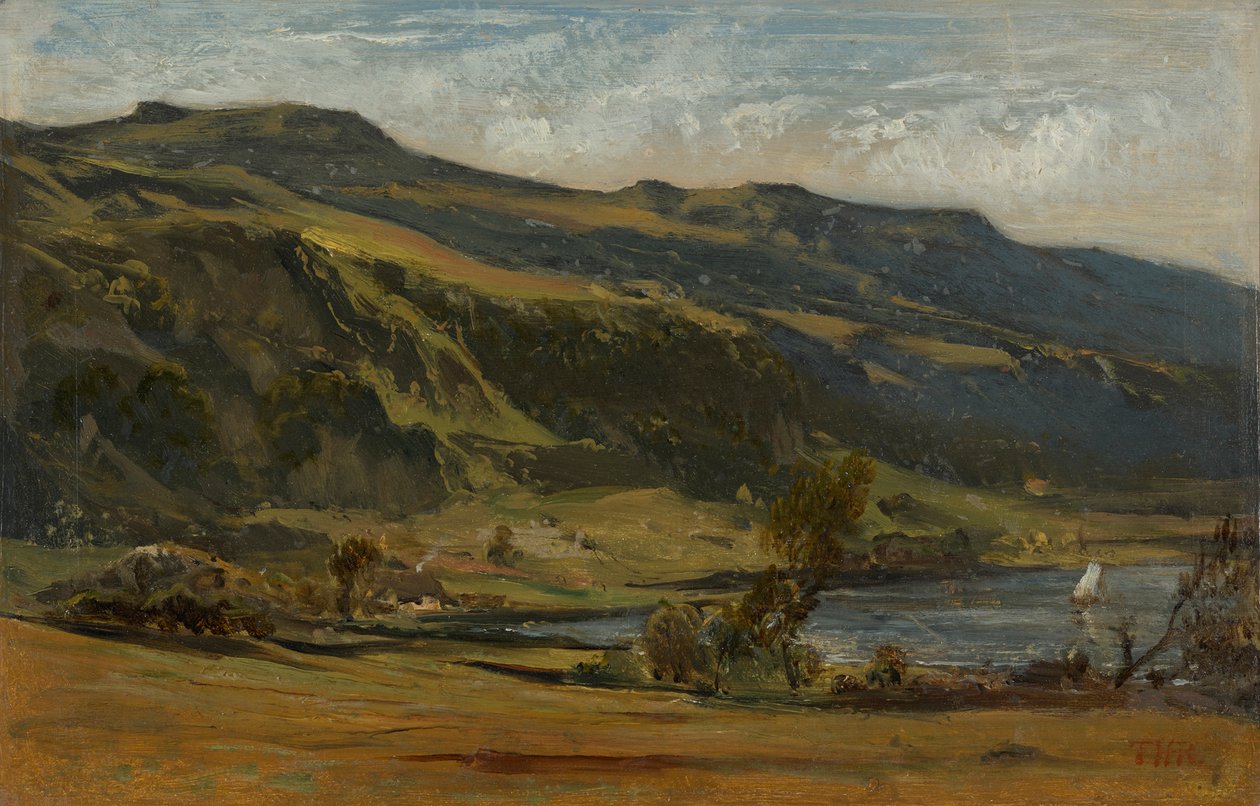 Landscape in Auvergne by Theodore Rousseau