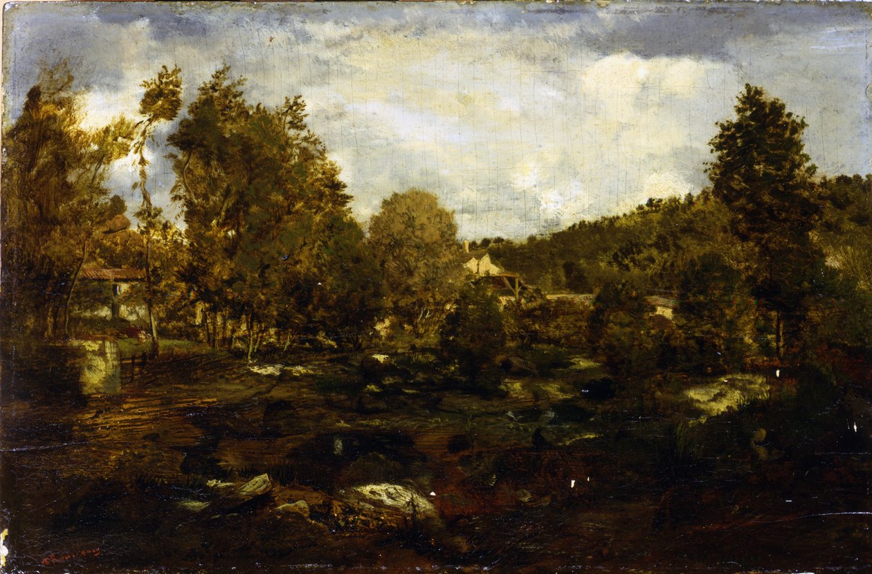 The Valley of Tiffauge by Pierre Etienne Theodore Rousseau