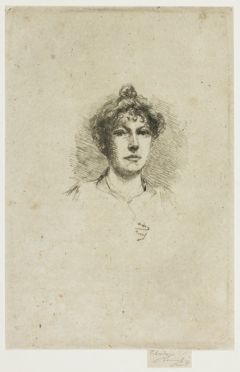 Portrait of Miss Edith Austin by Theodore Roussel