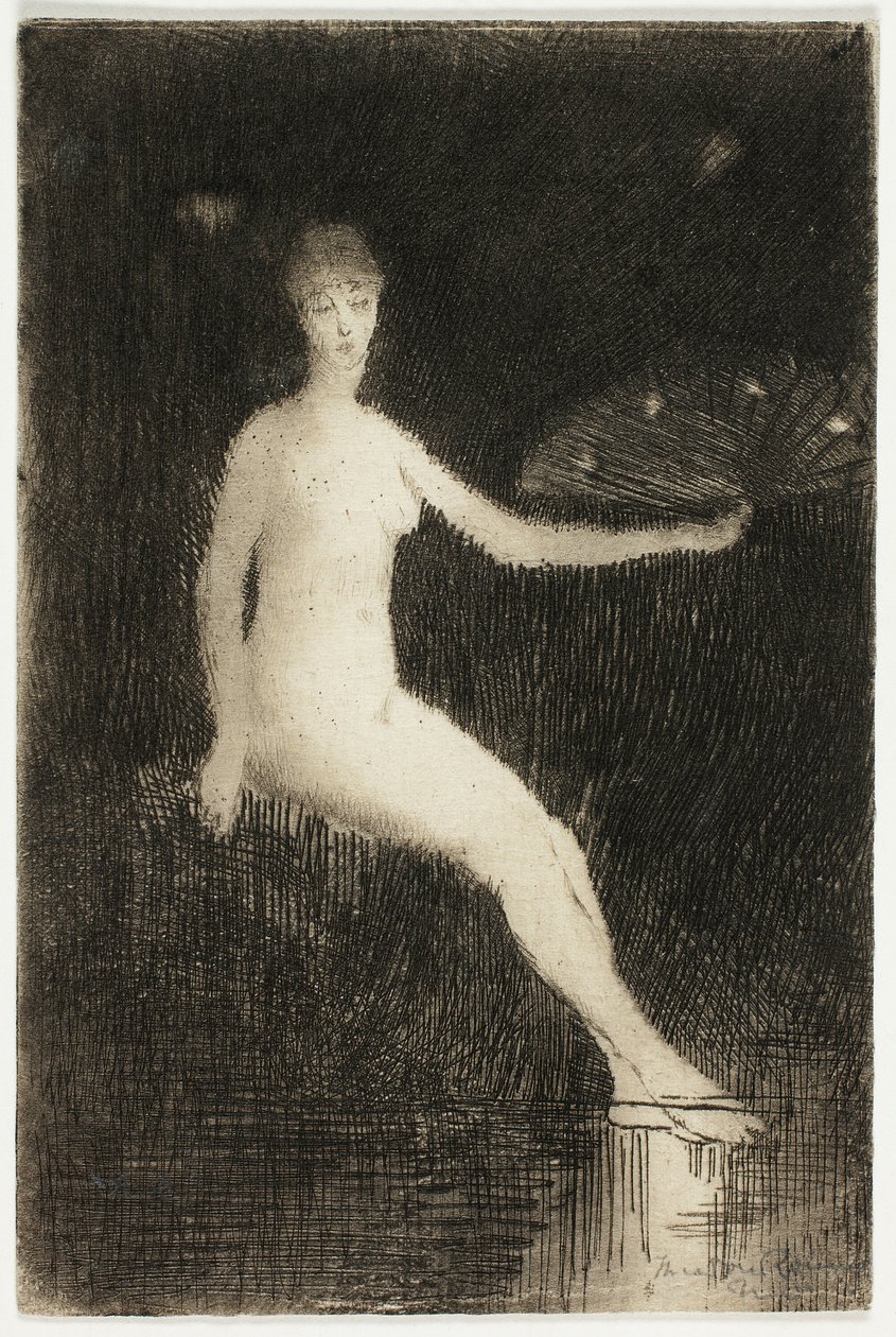 Summer (Black and White Version) by Theodore Roussel