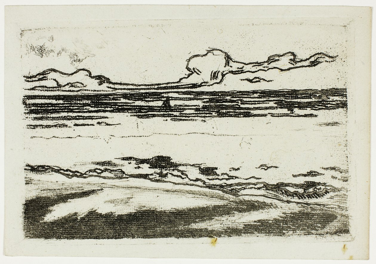 The Sea at Bognor by Theodore Roussel