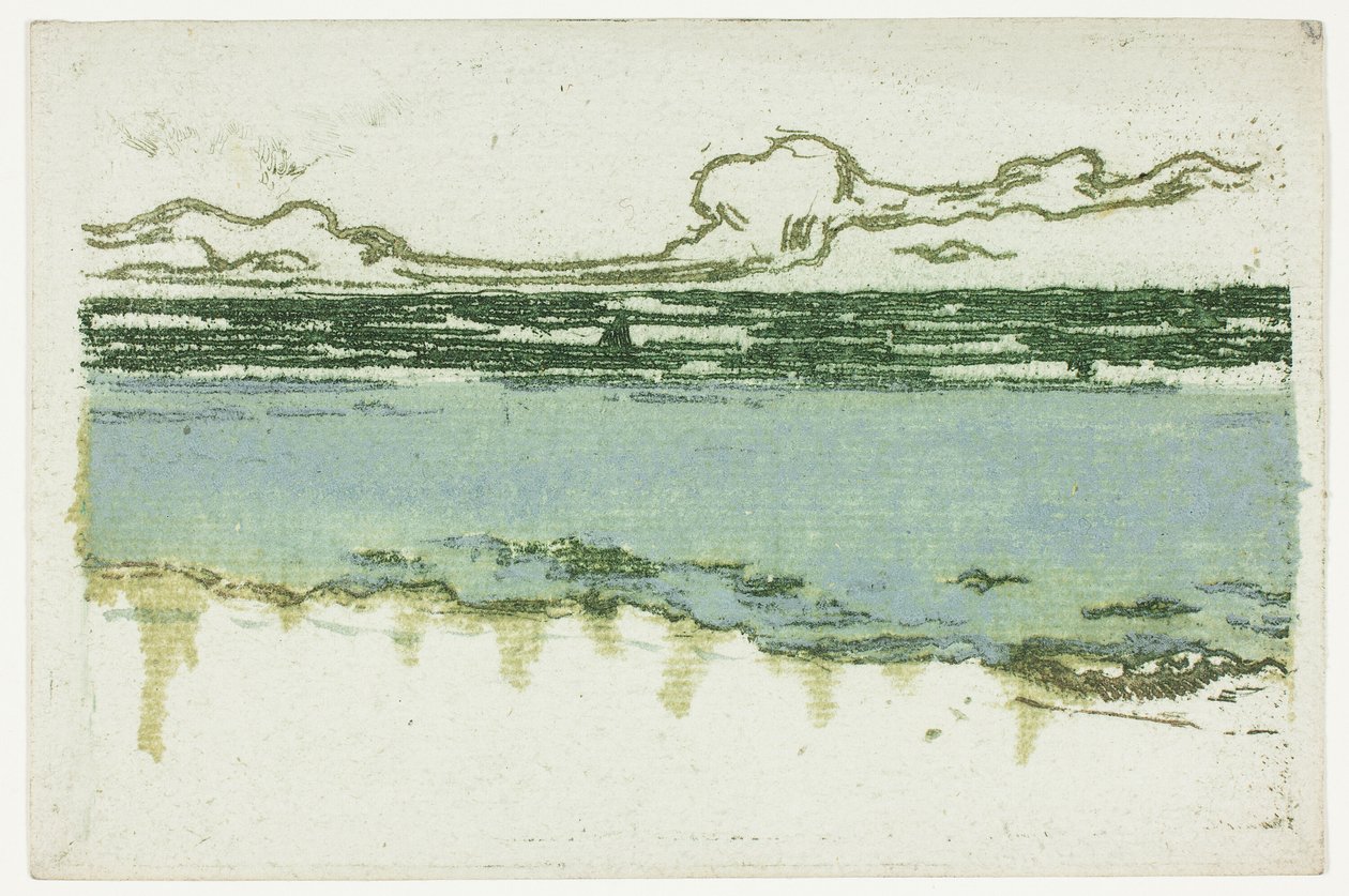 The Sea at Bognor by Theodore Roussel