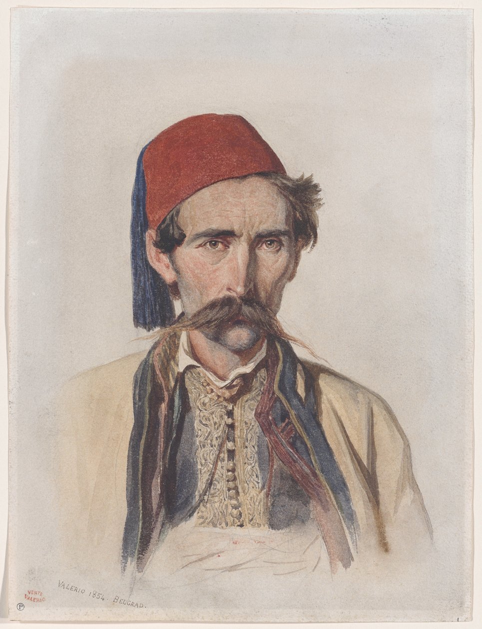 Moustachioed Slav in Belgrade by Theodore Valerio