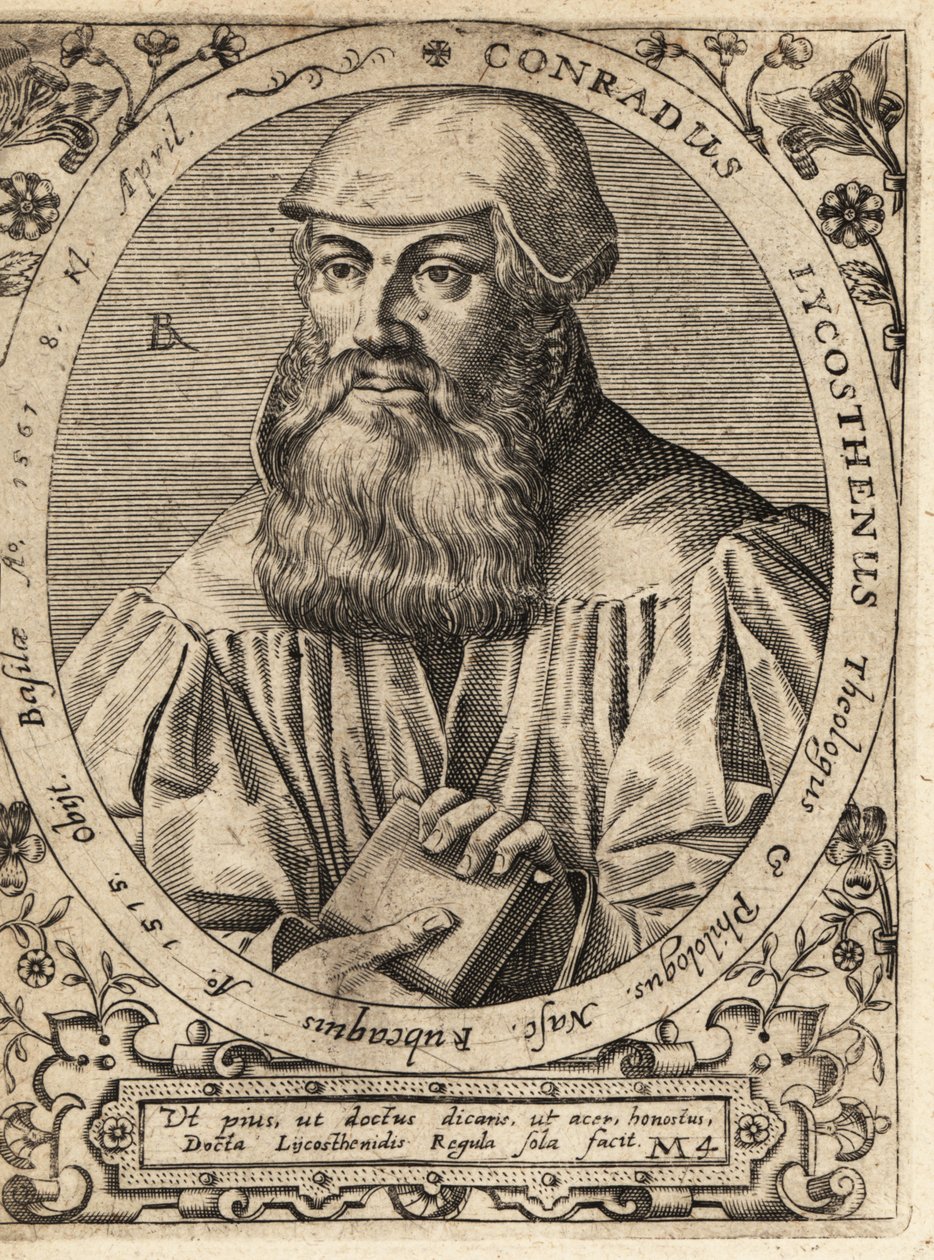 Conrad Lycosthenes by Theodore de Bry