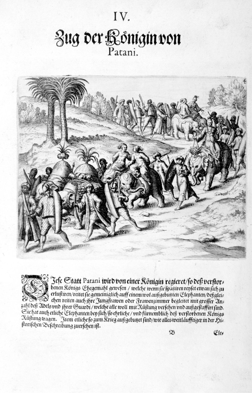 Convoy of the Queen by Theodore de Bry