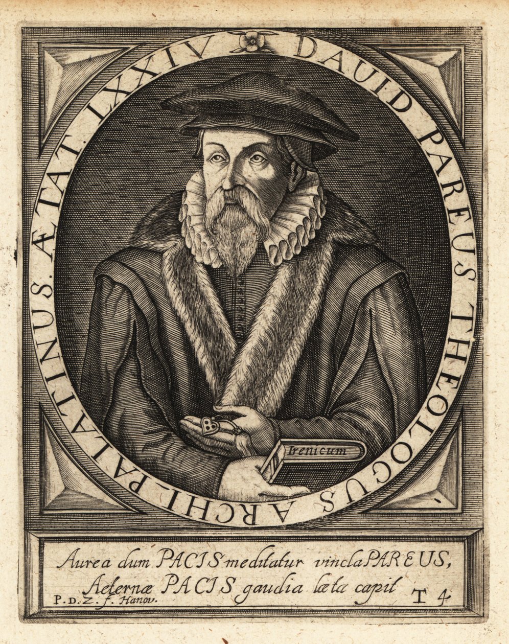 David Pareus by Theodore de Bry