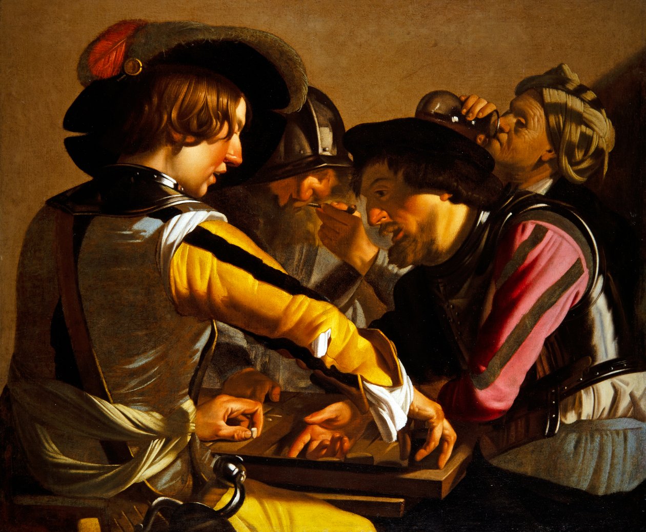The Backgammon Players by Theodore van called Dirk Baburen