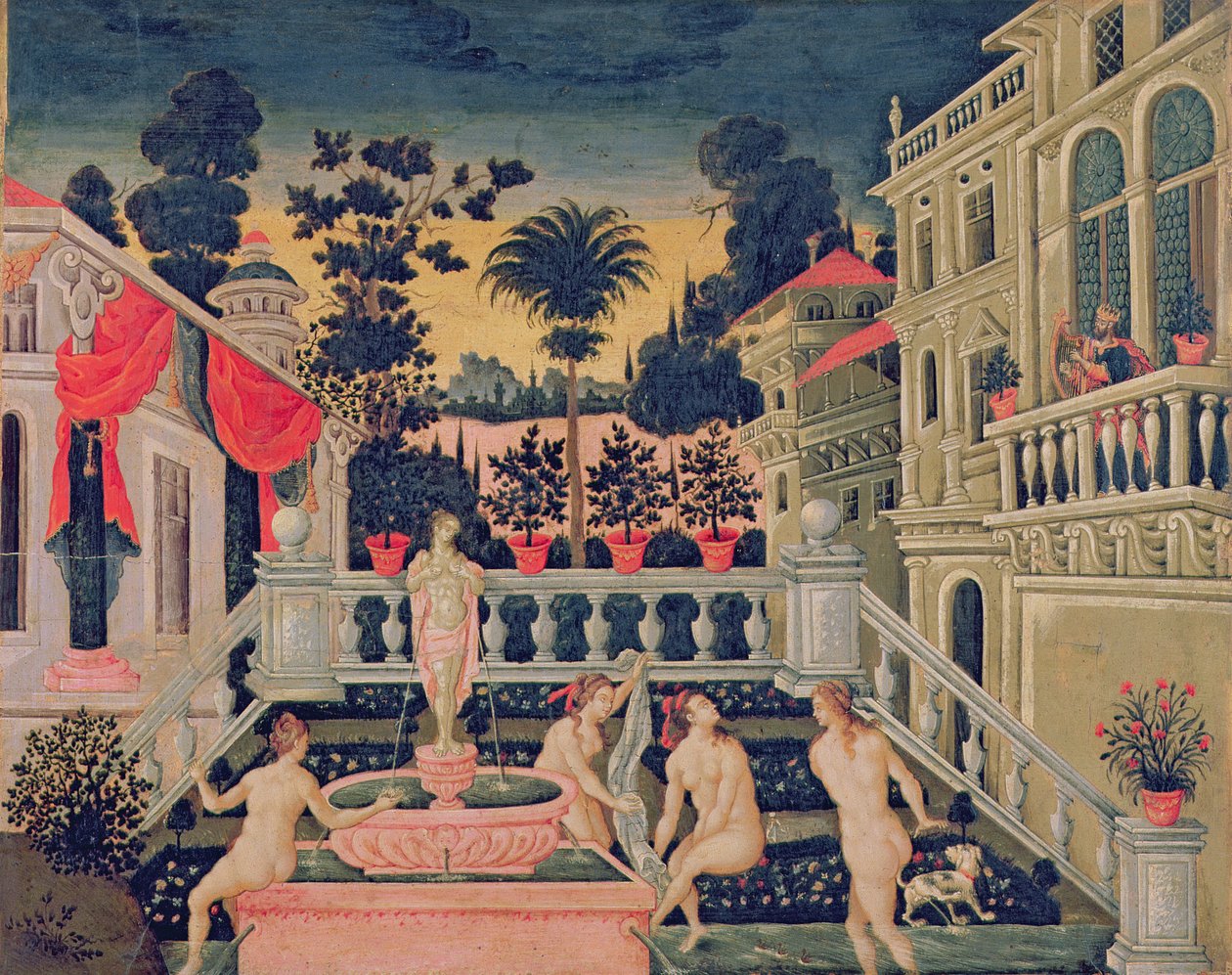 David Watching Bathsheba Bathing by Theodoros Pulakis