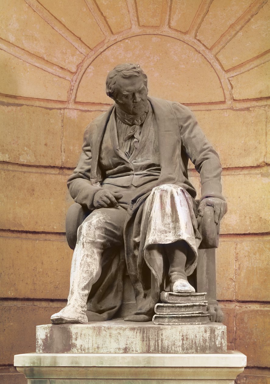 Statue of Francois Broussais by Theophile Francois Marcel Bra