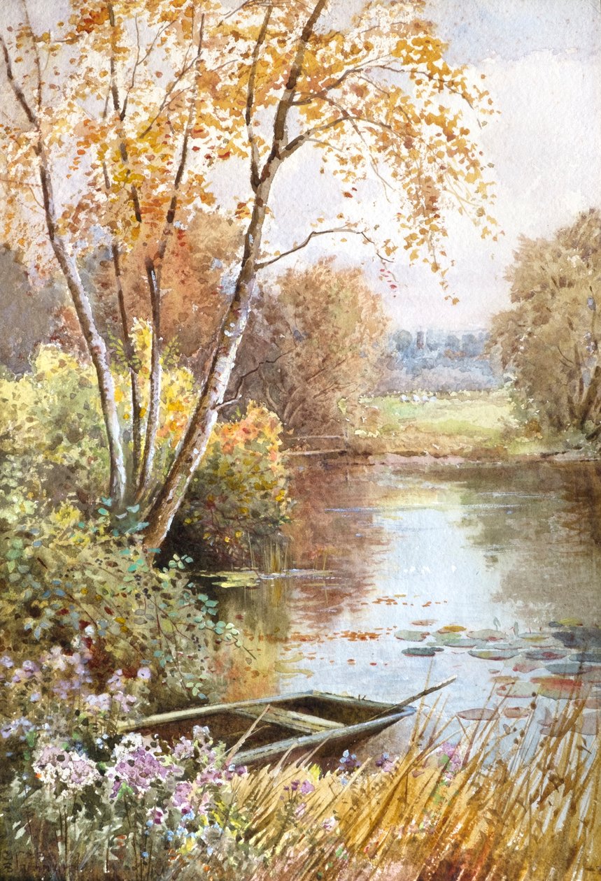 Autumn on the Ouse by Theresa Sylvester Stannard