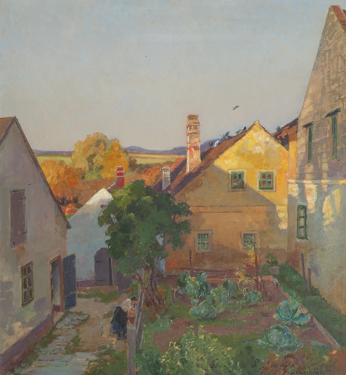 In the Evening Sun by Therese Schachner