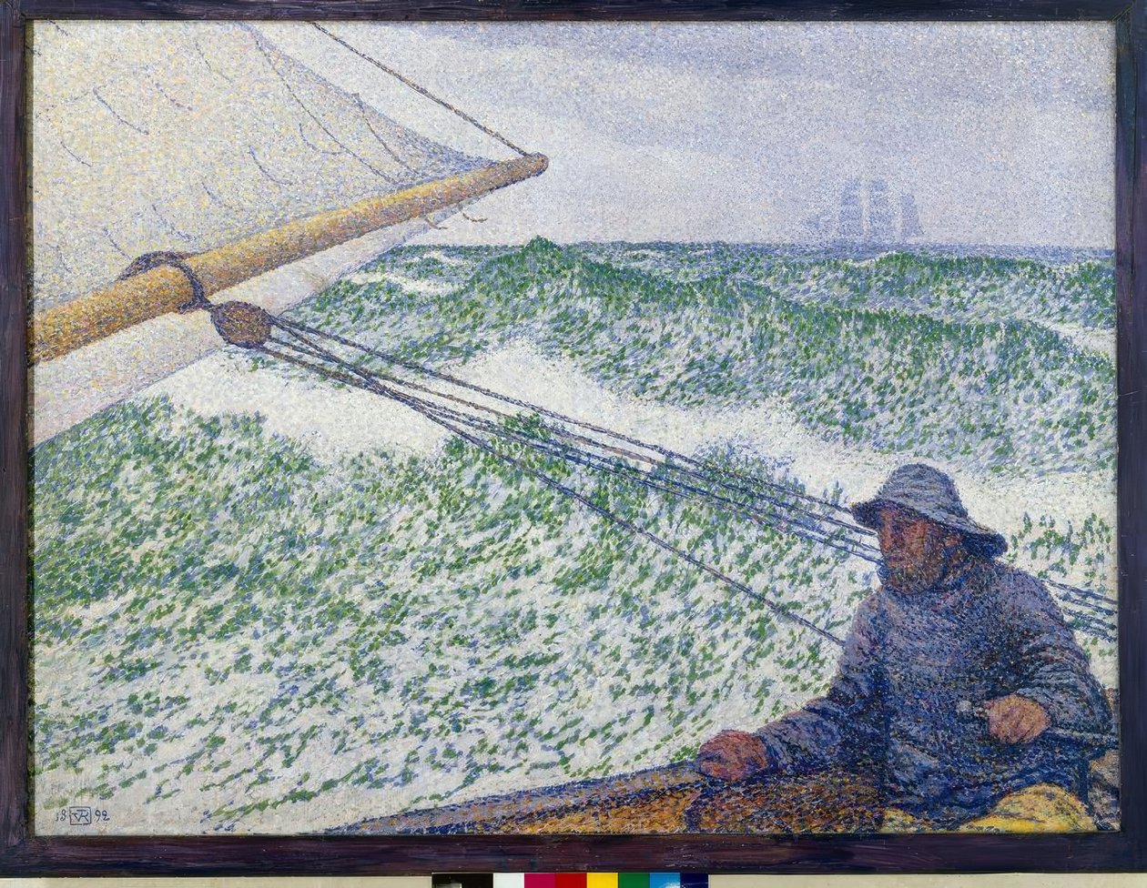 The Man at the Helm by Théo van Rysselberghe