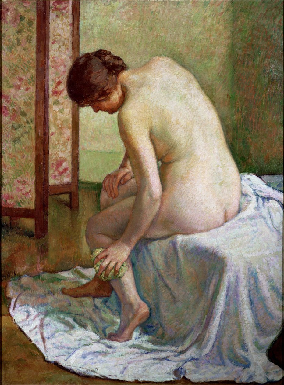 The Bather by Théo van Rysselberghe