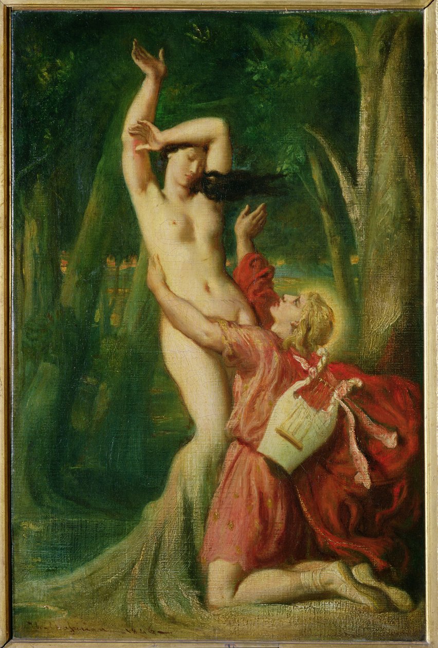 Apollo and Daphne, c.1845 by Théodore Chassériau