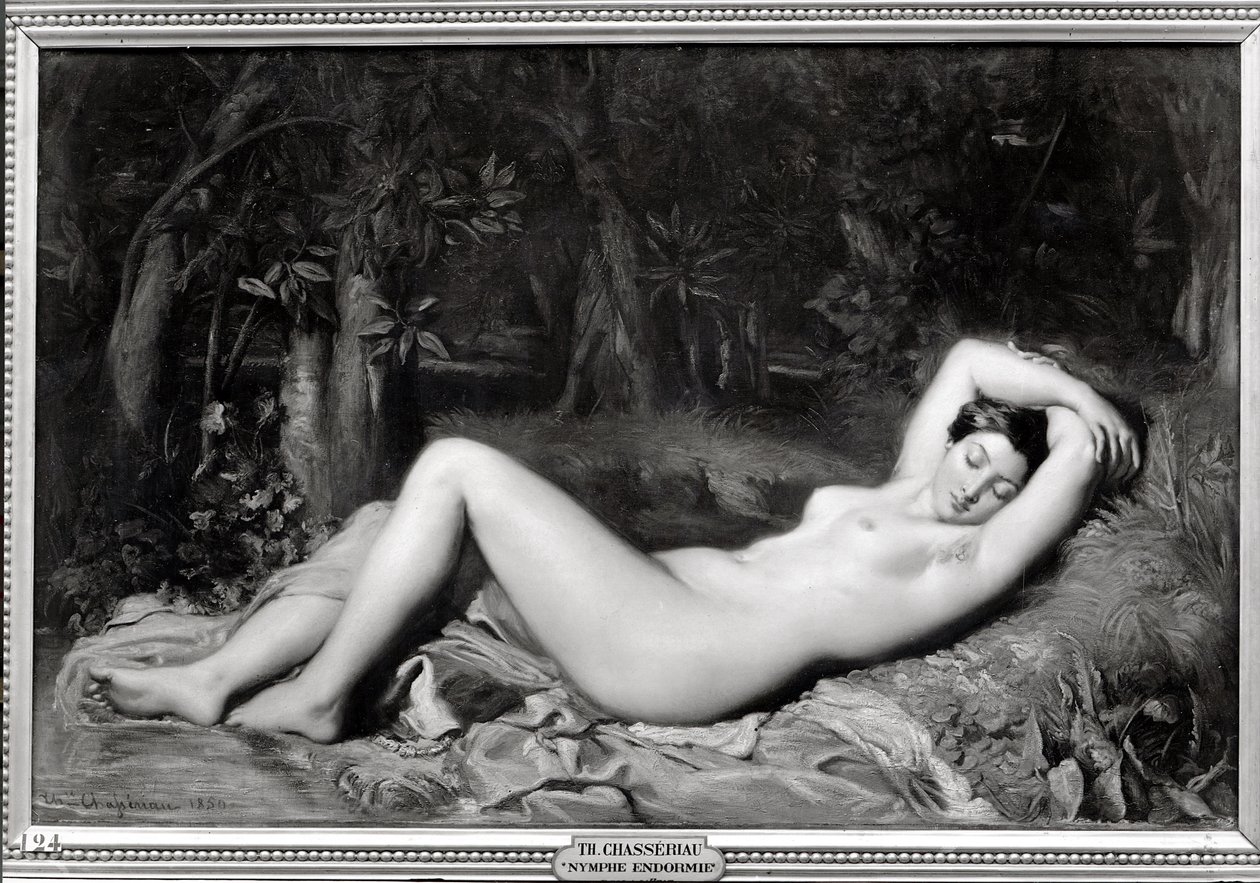 Sleeping Nymph by Théodore Chassériau