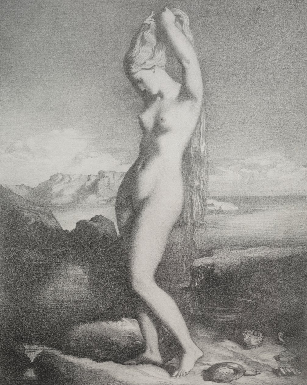 Venus Anadyomene by Théodore Chassériau