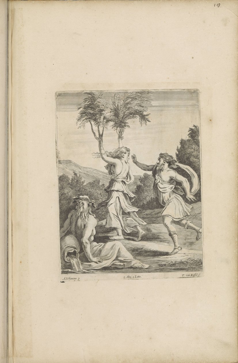 Apollo and Daphne by Théodorus van Kessel