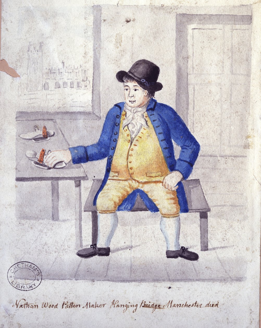 Nathan Wood, Patten Maker by Thomas Barritt