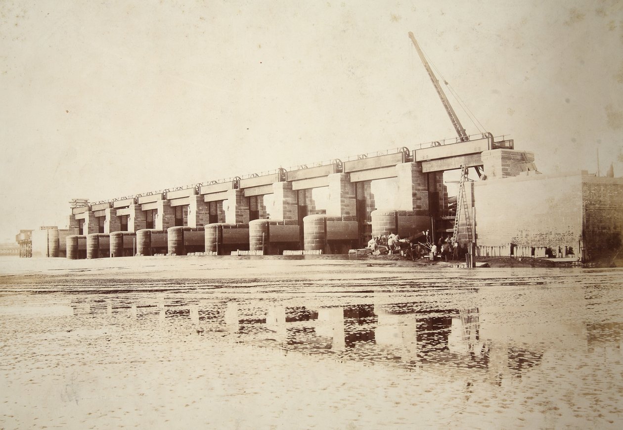 Sluices at Weston, largest in the World by Thomas Birtles