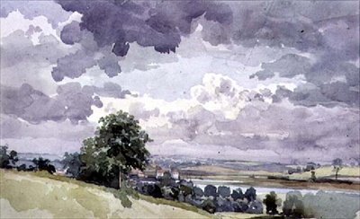 View over the Deben from an Eminence, Woodbridge, Suffolk by Thomas Churchyard