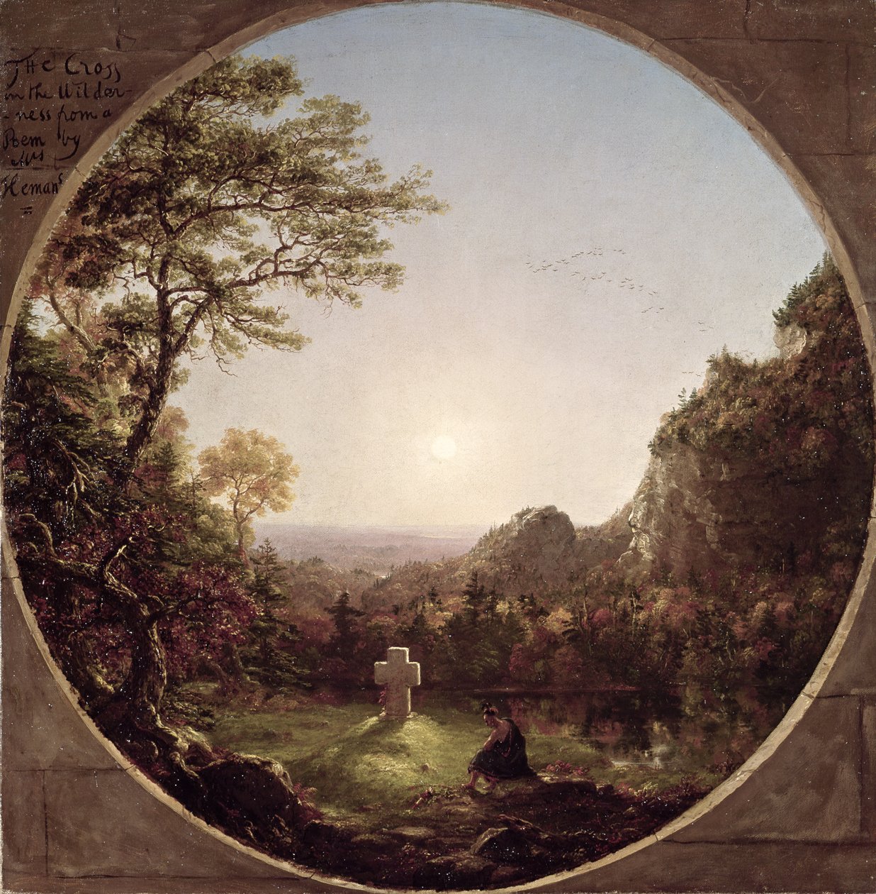 The Solitary Cross by Thomas Cole