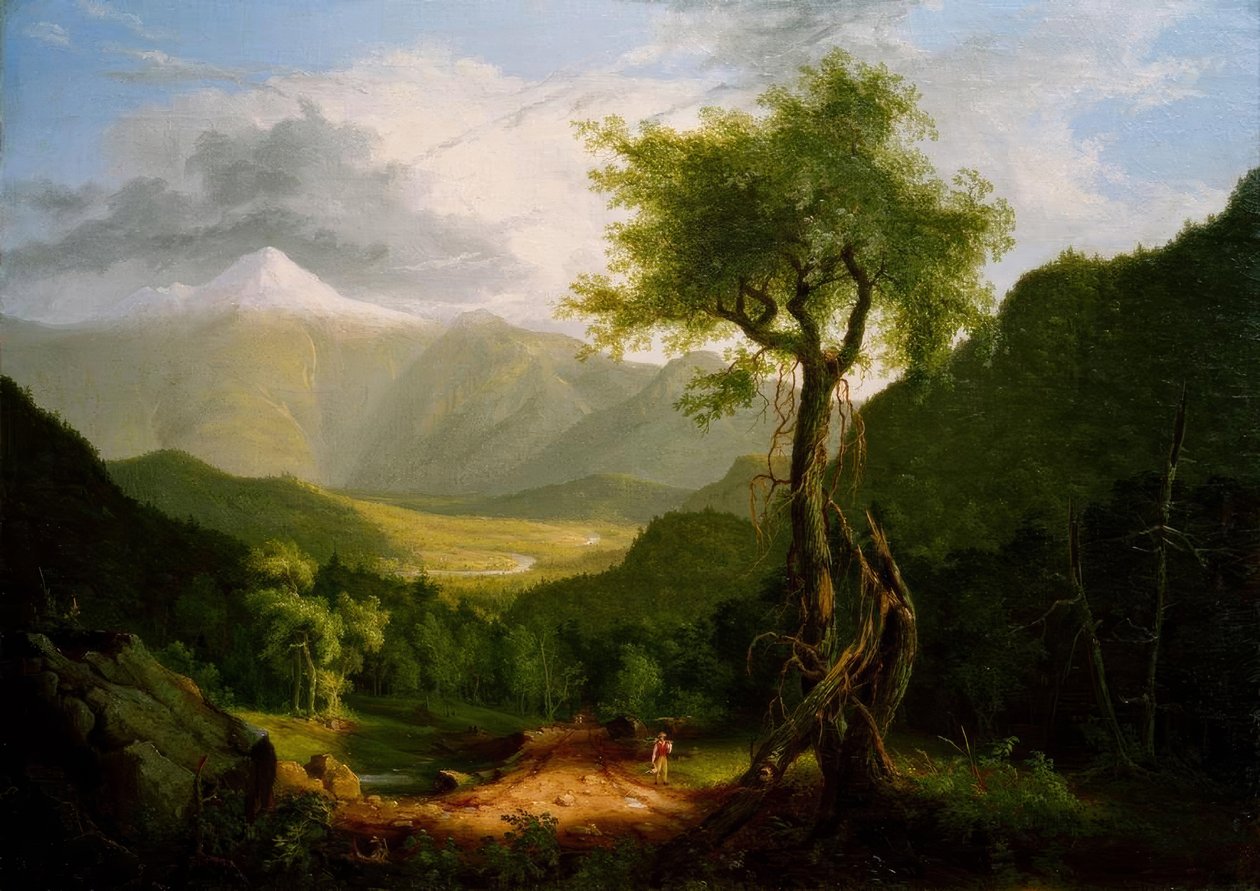 View in the White Mountains by Thomas Cole