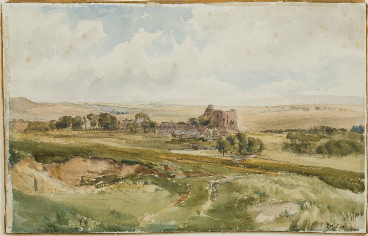 Bowes Castle, Yorkshire by Thomas Collier
