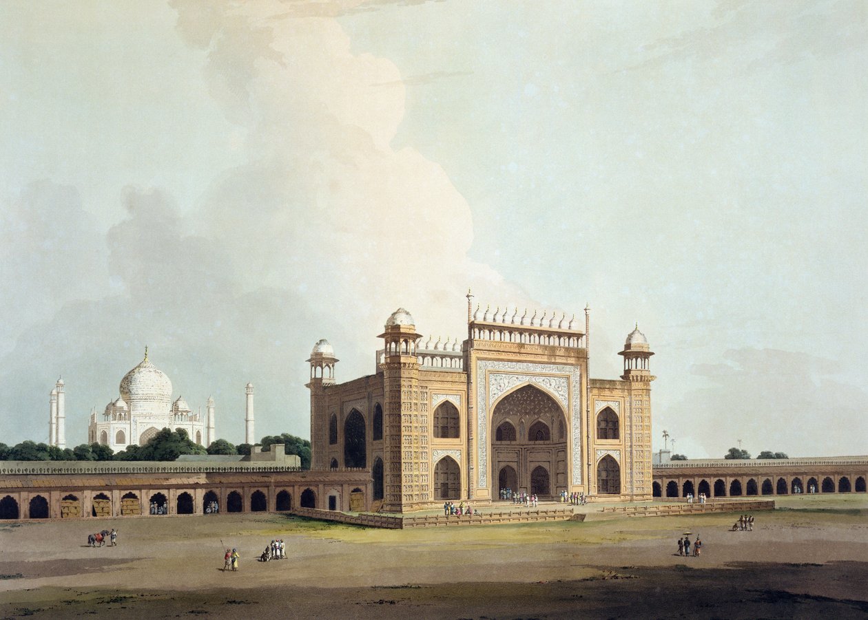 The Taj Mahal at Agra, from 
