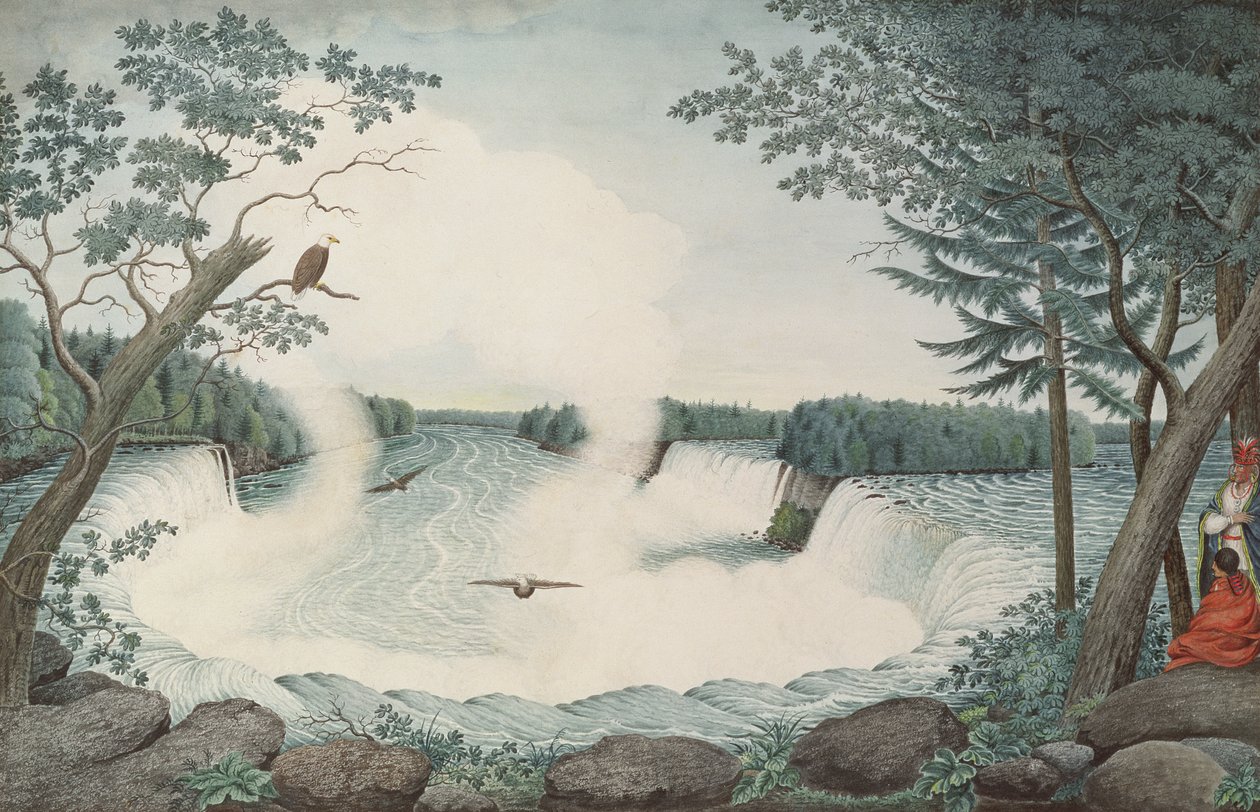 Niagara Falls from Above, c.1766 by Thomas Davies