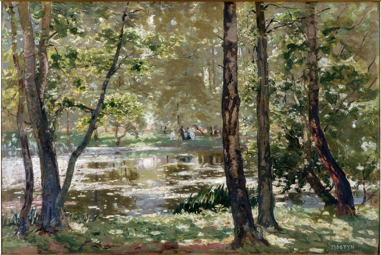 Sunlight, Burnham Beeches by Thomas Edwin Mostyn