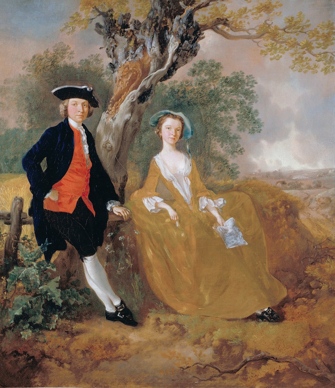 A Couple in a Landscape by Thomas Gainsborough