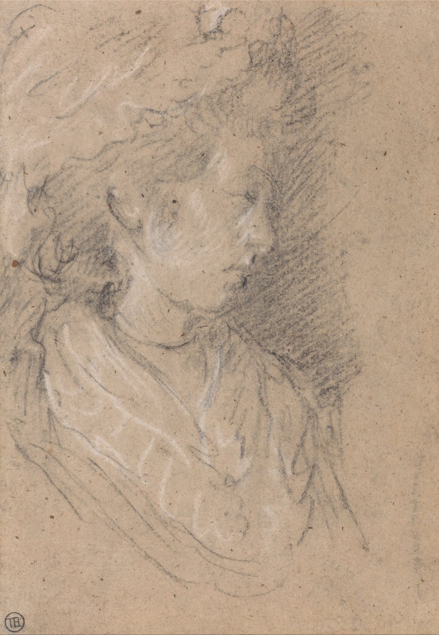 Study of a Woman in a Mob Cap by Thomas Gainsborough