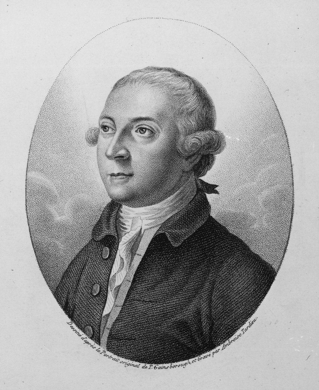 Thomas Pennant, engraved by Ambroise Tardieu by Thomas Gainsborough