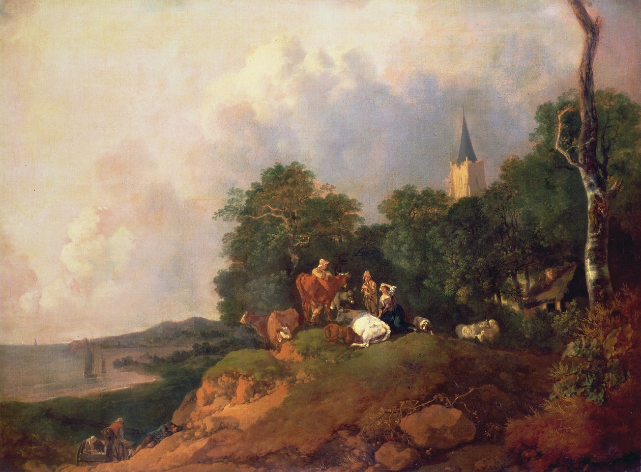 View near the Coast by Thomas Gainsborough