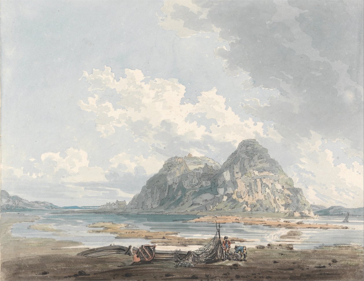 Dumbarton Rock and Castle by Thomas Girtin