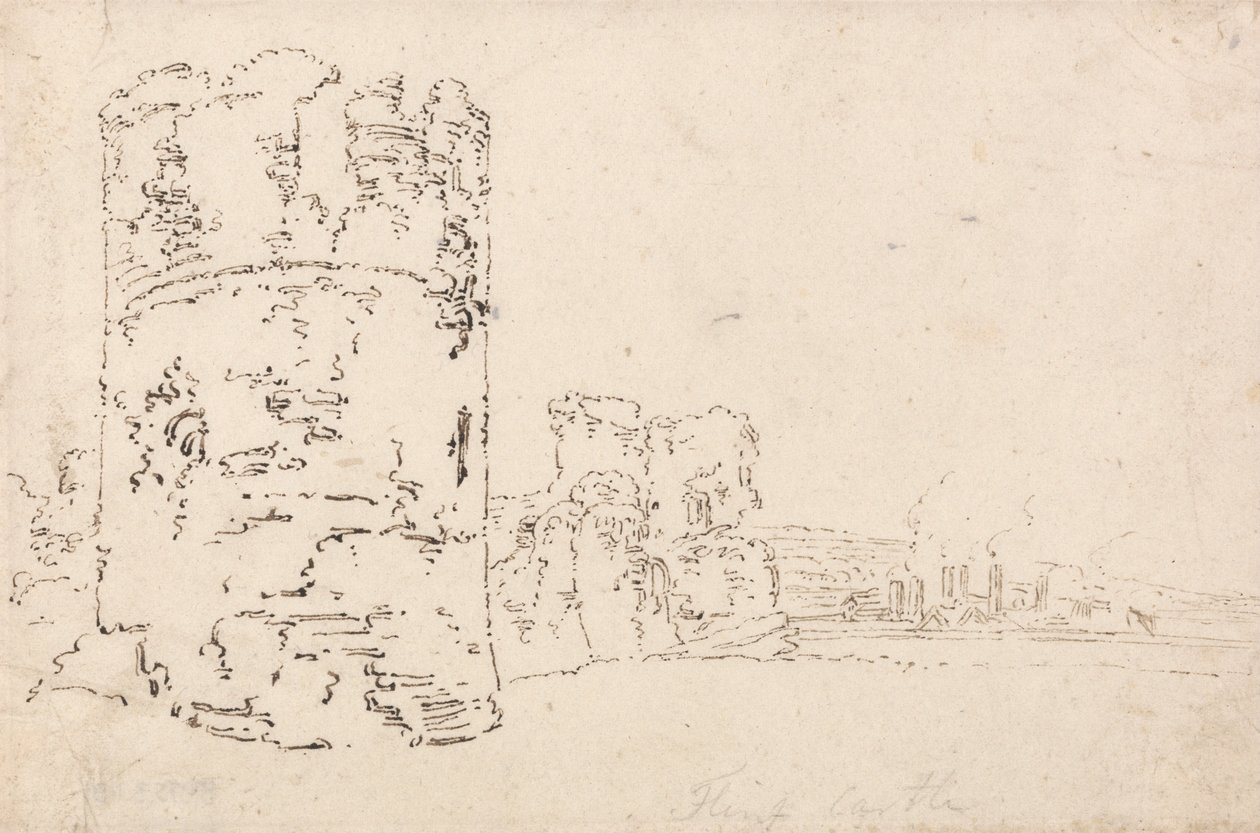 Flint Castle by Thomas Girtin