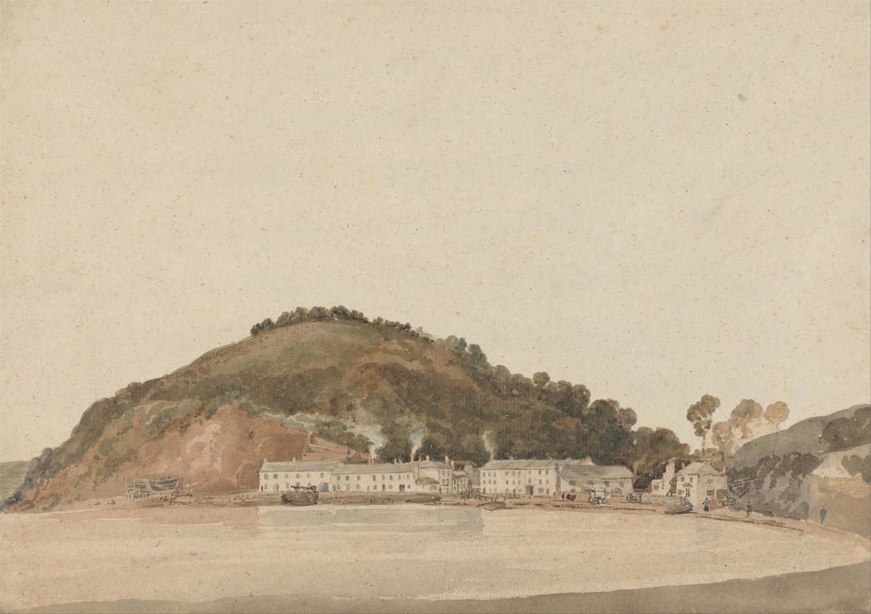 Headland on the Coast of South Devon, Possibly Shaldon by Thomas Girtin