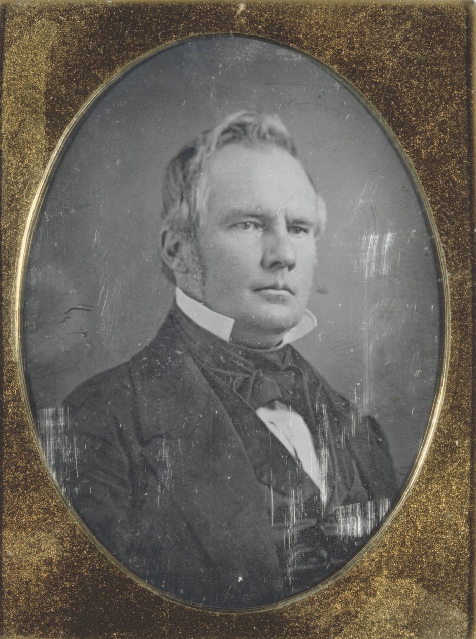 Portrait of Stirling Price, Governor of Missouri. Daguerreotype is in its Original Case by Thomas M. Easterly