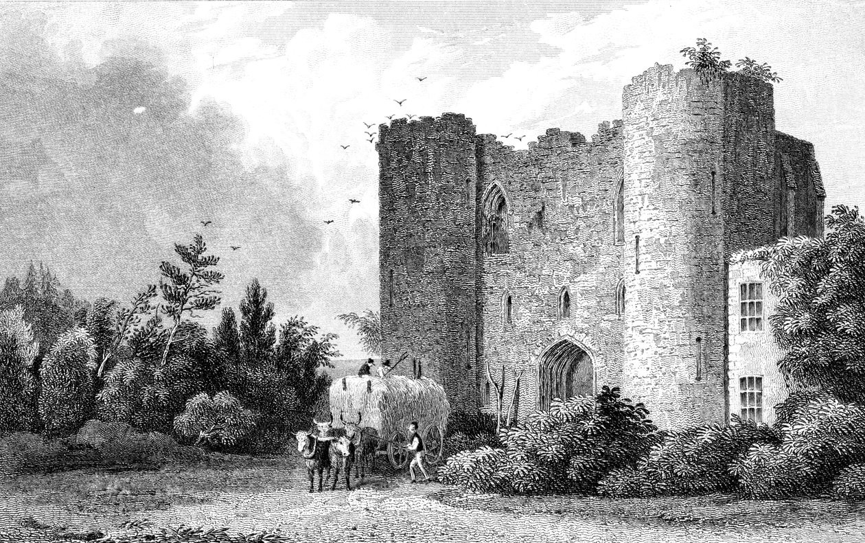 Tunbridge Castle, Kent by Thomas Mann Baynes