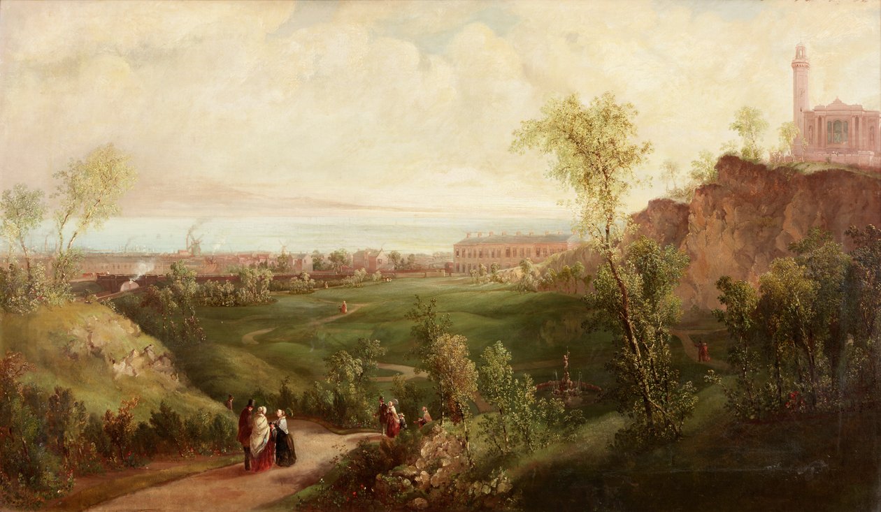 The Old Leith Walk, Edinburgh by Thomas Miles Richardson