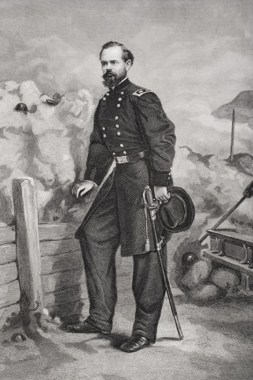 Portrait of General James Birdseye McPherson (1828-64) by Thomas Nast