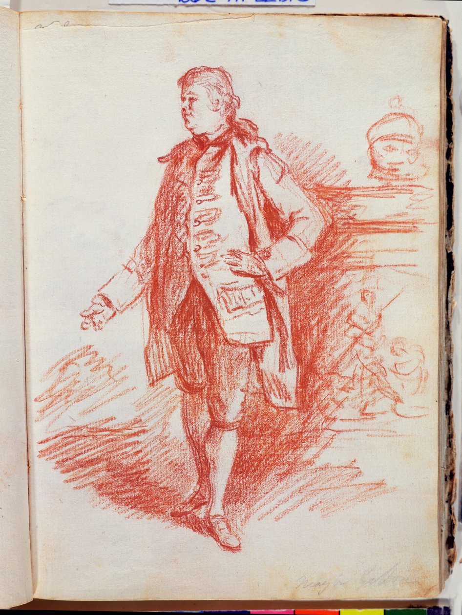 Portrait of a Man, called Edward Gibbon (1737-94) from 