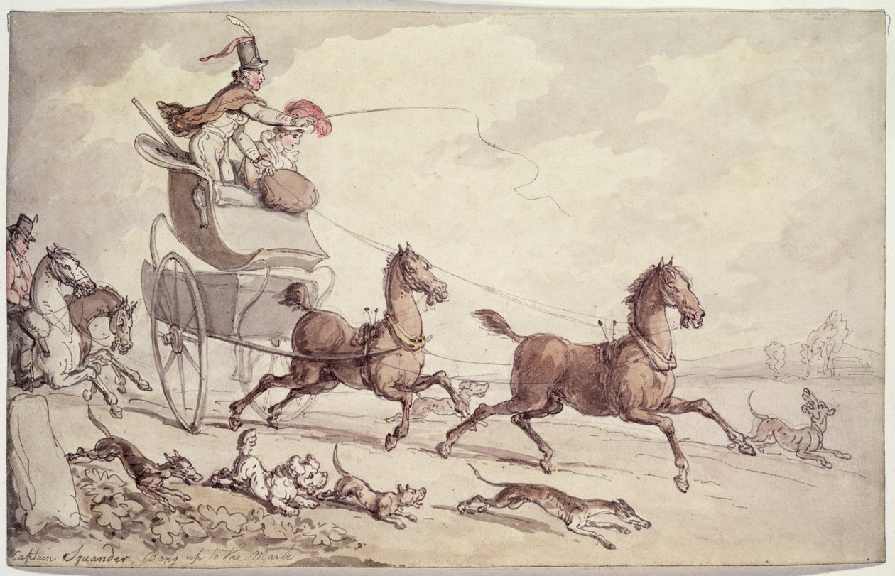 Captain Squander, Bang up to the Mark by Thomas Rowlandson