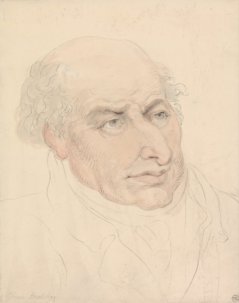 Francesco Bartolozzi by Thomas Rowlandson