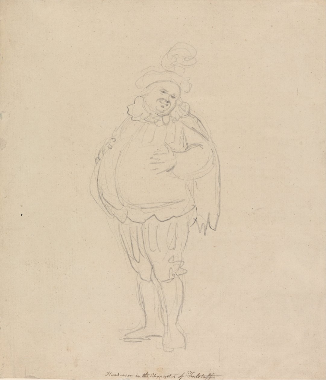 Henderson in the Character of Falstaff by Thomas Rowlandson